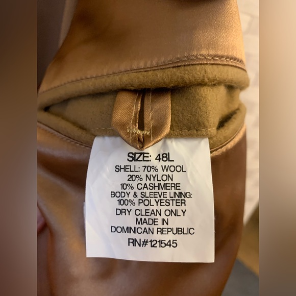 Brand New Michael Kors PeaCoat tan brown with gold lining - Picture 7 of 11